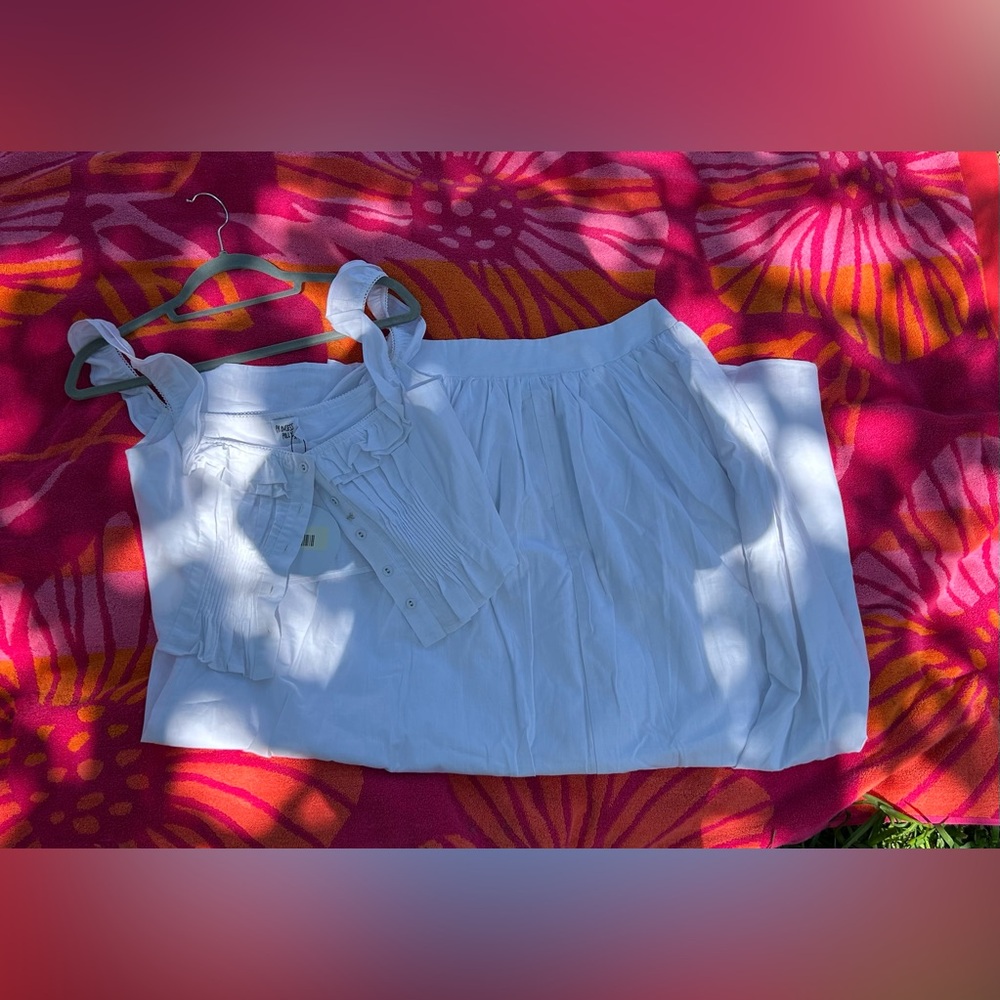 Princess Polly White Maxi Skirt Set